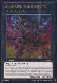 Yu-Gi-Oh! - Number C101: Silent Honor DARK (LVAL-EN046) - Legacy of The Valiant - 1st Edition - Ulti