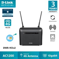 D-Link DWR-953v2 4G LTE Cat4 WiFi AC1200 Mobile Router