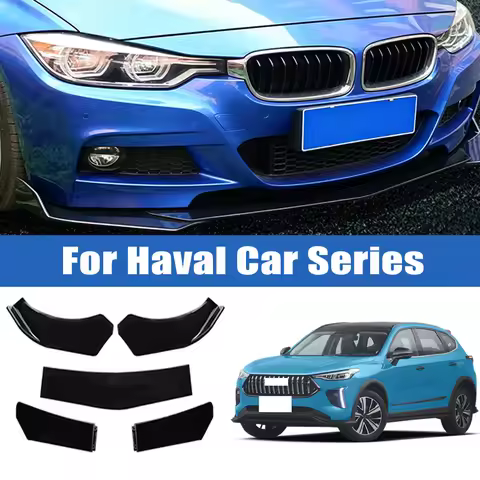 5Pcs Car Front Bumper Separator Bumper Lip Body Kit Duck Lip Separator For Haval H6 H9 F7 F7x Jolion
