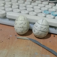 Batu Akik Fosil Telur Angsa Rajah Antik