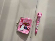 Hello kitty多色筆加銀包