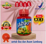 Gazgo (Gaz Hilang,Kembung Hilang)Asam Lambung,Maag Isi 30 Sofgel ORIGINAL PROMO