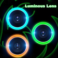 luminated Camera Lens Protector Luminous Film Tempered Glass For iPhone 11 12 13 14 15 Pro Max / 15 14 Plus mini