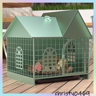 Iron Dog House Outdoor Villa Pet Bed Cat House Dog Cage Dog House Dog Kennel Pet Bed Dog House