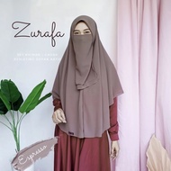 Zurafa Khimar Instan Khimar Cadar Hijab instan Syari Khimar Instan Khimar Resleting Khimar Zipper Tu