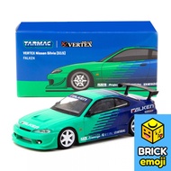Tarmac Works Vertex Nissan Silvia S15 Falken 1/64 T64G-023-FA Đồ chơi mô hình xe hơi