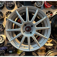 RAXER RP12X 16'' (FLOW FORMING) SATIN BLACK / SATIN SILVER SPORT RIM