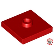 LEGO PART 87580 - PLATE, MODIFIED 2 X2 w GROOVE AND 1 STUD IN CENTER (JUMPER)