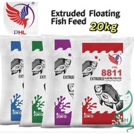 Extruded Floating Fish Feed /Makanan Ikan 20kg