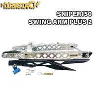 Hypertech Swing Arm CNC Plus 2 inch For Yamaha Sniper150 Sniper155 MX135 Made In Malaysia PRO-GPX