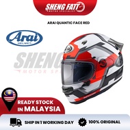 ARAI Quantic Face Red Helmet Motor Visor Topi Keledar Full Face Arai Superbike SIRIM Motorcycle Moto