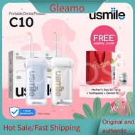 Gleamo usmile C10 Portable Dental Flosser | ComfyStream | 95 Days Batter Life | 4 Modes | IPX7 Water