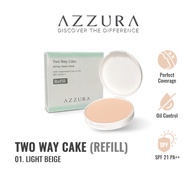 AZZURA Two way Cake Perfectly Covered with Perfect Coverage / Bedak padat / AZURA Twc Reffil