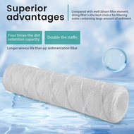 10 Micrometre String Wound Sediment Water Filter ,6 Pack,Whole House Sediment Filtration,Universal