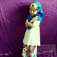 Instant shawl + turban kids