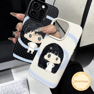 Case for iPhone 16 11 17 13 14 12 15 Pro Max Air XR X XS Max 8 6 7 Plus Phone Cases Cute Couplebag B