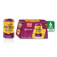 Malta Non-Alcoholic Malty Brew Can Beverage 6-Can Pack (6 x 320ml)