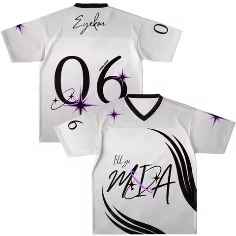 KATSEYE Fan Jersey Unisex Concert T-Shirt - Kpop Merch for Eyecon, The Beautiful Chaos Tour 2025 Fan