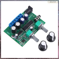 [L E U R] 2.1 Channel Class D HiFi Power Amplifier Board 25W+6W+6W Sound Amp Volume Control for Spea