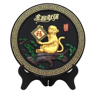 Decoration Crafts Golden Monkey Carbon Carving TV Cabinet Decoration Zodiac Monkey Wine Cabinet Smal