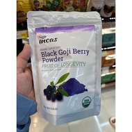 Superfood ผง โกจิเบอร์รี่ สีดำ ออร์แกนิค ตรา อินคาส์ ฟู้ดส์ 100 G. Organic Superfoods Black Goji Berry Powder Fruit Of Longevity ( Incas Brand )