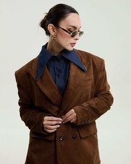 HYDE - AXIS OVERSIZE SUEDE  BLAZER
