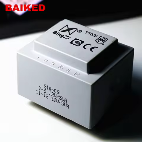 BINGZI T70/B S10-09 7-8 12V/5VA 11-12 12V/5VA 1-6 220V 50HZ printed circuit board welding type power