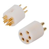 Turnlabe 5Pins M DIN Gold Plated Connector Plug Turntable Tonearm 5 Pin Male DIN Connector for REGA