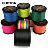 GHOTDA 4 Strands Fishing Line 300M Fishing Lines Braided PEs 100% PE Braided Wire Bait Braided Line