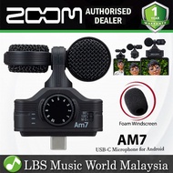 Zoom Am7 Rotating Mid Side Stereo Capsule Microphone With USB C Mic For Android (Am 7)
