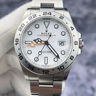 Pathfinder Snow Mountain40MMWhite Stainless Steel GMT Dual Time Men's Watch 40mm