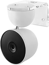 HOLACA Wall Mount Holder Brackets for Google Nest Indoor 2nd Gen Wired Security Cam,Simple and Sturdy Acrylic Wall Mount Holder Stand Bracket