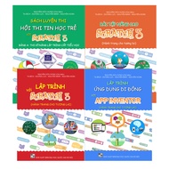 Combo 4 Cuốn Sách Học Lập trình Scratch 3 và App Inventor cho học sinh từ 6 - 18 tuổi