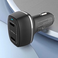 Smart Dual PD60W Car Charger PD Dual Port Fast Charge Car Smart Charger