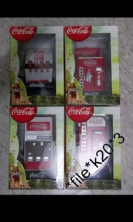 Coca Cola 可口可樂 揭蓋販賣機 x 樽裝販賣機 x 罐裝販賣機 x 汽水機 經典玩物 奏出快樂音樂 (100% Brand New)
