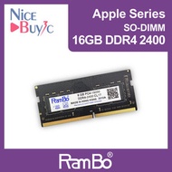 Rambo - Apple專用電腦記憶體 Macbook/iMac 16GB SO DIMM 短條 PC4-19200 DDR4-2400 SDRAM Memory 蘋果機內存條