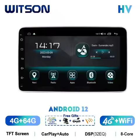WITSON Android 14 Car Stereo Media Player For FIAT TIPO EGEA 2016 - 2021 4+64GB Wireless Carplay Aud