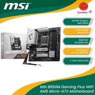 MSI B650M Gaming Plus WIFI DDR5 AM5 Micro-ATX Motherboard