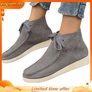 Men's Casual Shoes - Full Beige Casual Shoes - Chungky Wallabee Shoes