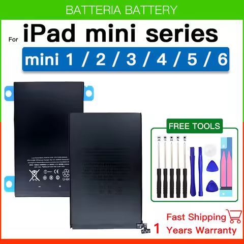 Brand New Replacement Battery For Apple IPad Mini 1 2 3 4 5 6 For IPad Mini1 Mini2 Mini3 Mini4 Mini5