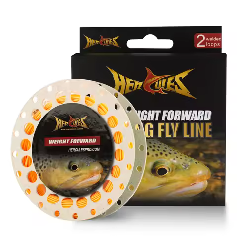 HERCULES 90FT Fly Fishing Line Floating Weight Forward Sinking Tip Line 3wt 4wt Fly Line with Double