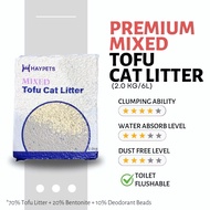 Premium Mixed Tofu Cat Litter Mixed Cat Litter Mixed Pair Kucing Toufu Cat Sand