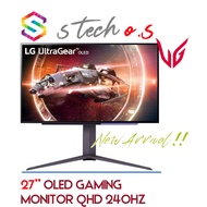 LG ‎27GS95QE 27-inch Ultragear OLED Gaming Monitor QHD 240Hz