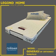 Dunlopillo ORTHOREST / Generasi / 5" / Getah Latex Feel /Mattress / Legond Home / TILAM BUJANG