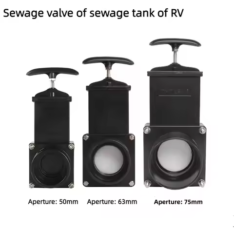 RV Accessories Clean Water Tank Sewage Tank Black Water Tank Drain Valve Water Tank Gate Valve For M