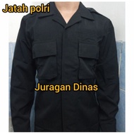 atasan baju pdl hitam brimob jatah polri