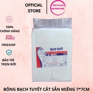 Pre-cut Snow White Cotton Pieces 7*7Cm Used to Wipe Face and Remove Makeup in Spa