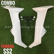 YAMAHA Y110-2/SS-2 SS2 COMBO SET WHITE BOARD KEPOK LEGSHIELD SAYAP WING SET (WITH SCREW OR WITHOUT L