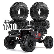 4pcs 113mm 1.9" Rubber Rocks Tires For 1/10 Rc Car Crawler Canyon Trail Trax Trx4 Trx6 Axial Scx10 A