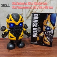 Mainan Robot Dance Hero Bumblebee / Robot Bumblebee Dance Hero / Bumbleebee Joget